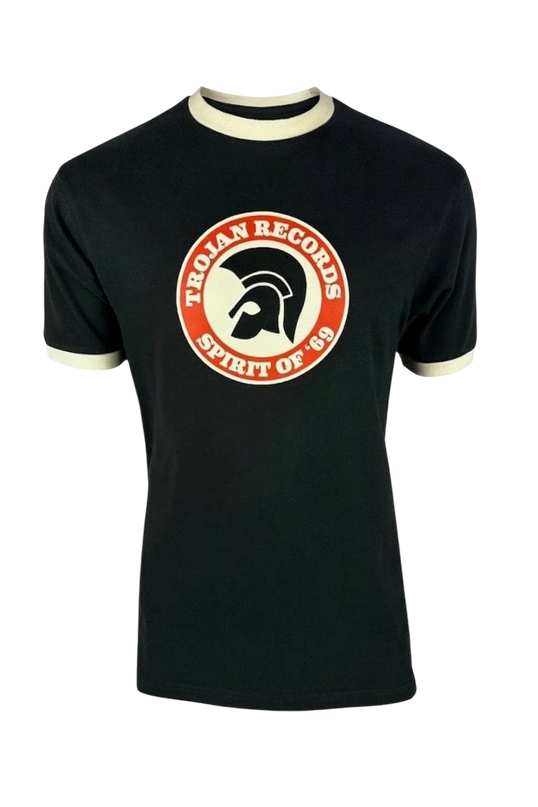 TROJAN SPIRIT OF '69 LOGO TEE, BLACK
