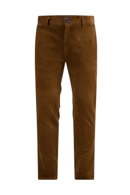 A FISH NAMED FRED Trouser Rib chocolate brown