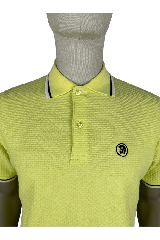 TROJAN Twin Tipped Textured Polo