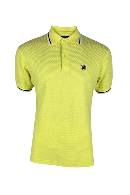 TROJAN Twin Tipped Textured Polo