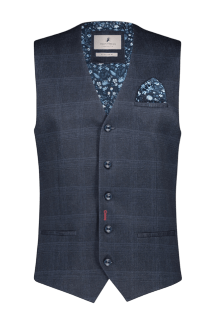 A FISH NAMED FRED Waistcoat check NOOS