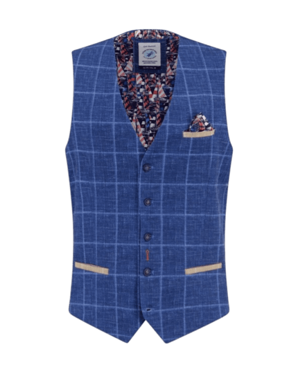 A FISH NAMED FRED Waistcoat Pique Navy
