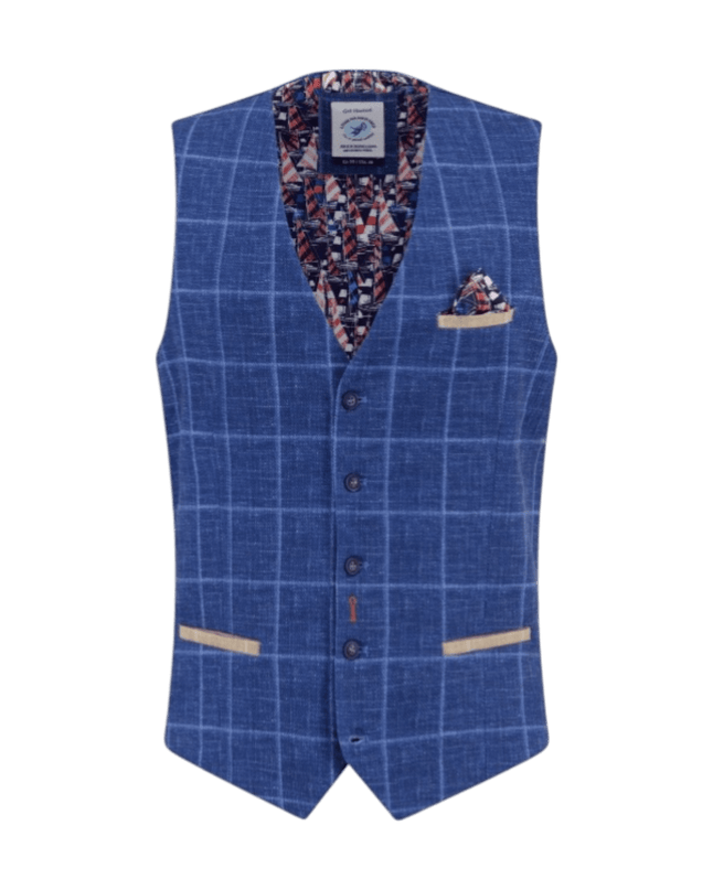 Waistcoat Pique Navy