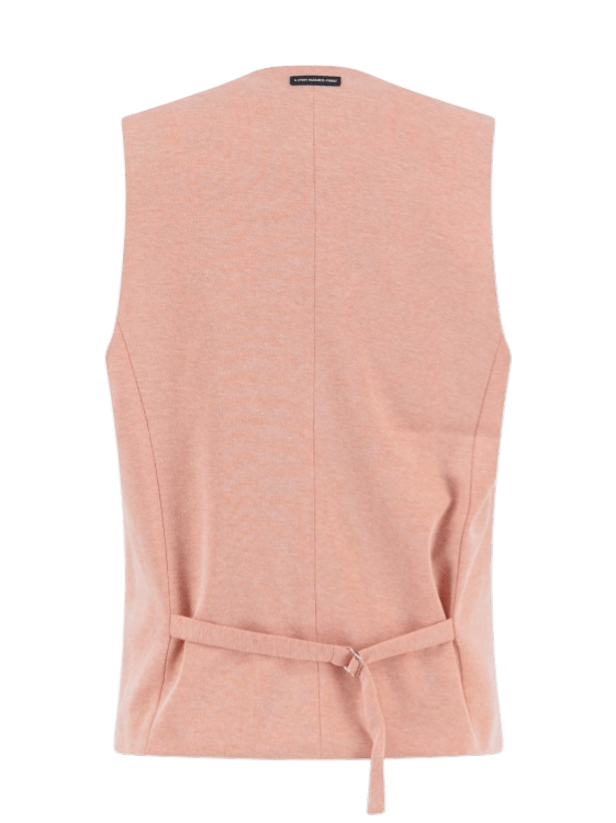 Waistcoat Pique Orange