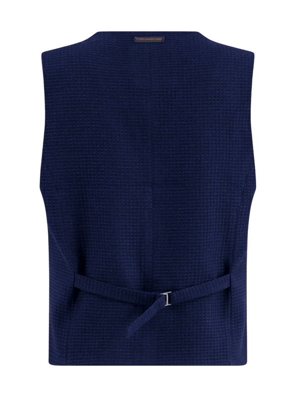 Waistcoat small structure navy