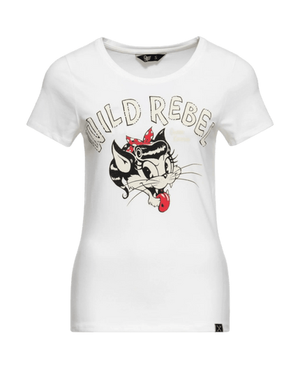 QUEEN KEROSIN Wild Rebel, off white