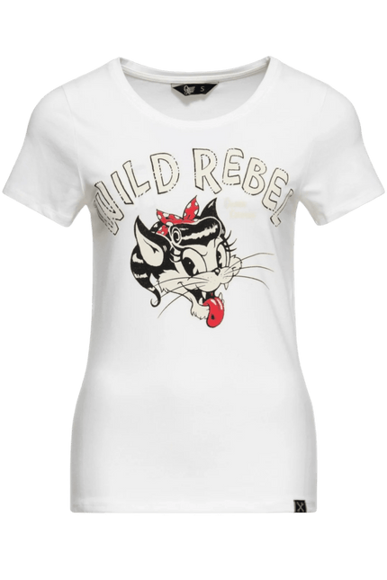 QUEEN KEROSIN Wild Rebel, off white