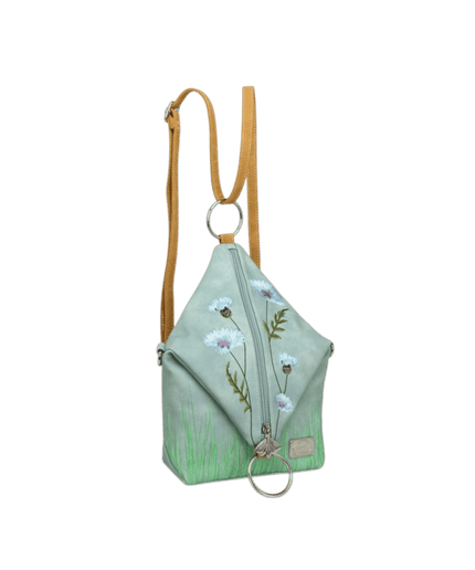 HI-DI-HI WILDFLOWER CROSSBODY/RYGGSÄCK, L. BLÅ