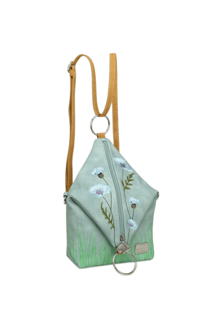 Hi-DI-HI Wildflower crosbody/backpack, l. blue