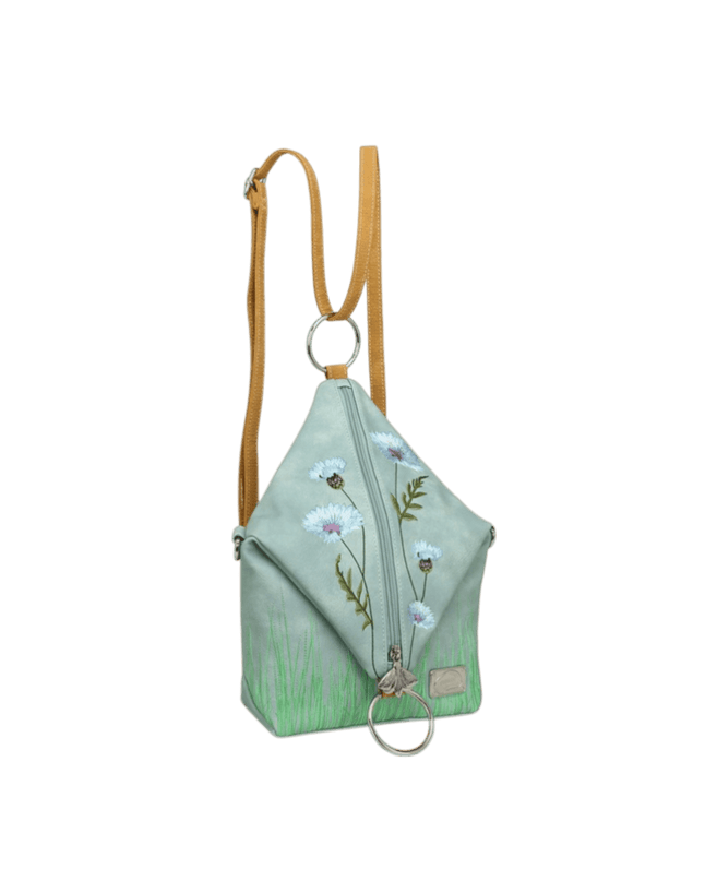 Hi-DI-HI Wildflower crosbody/backpack, l. blue