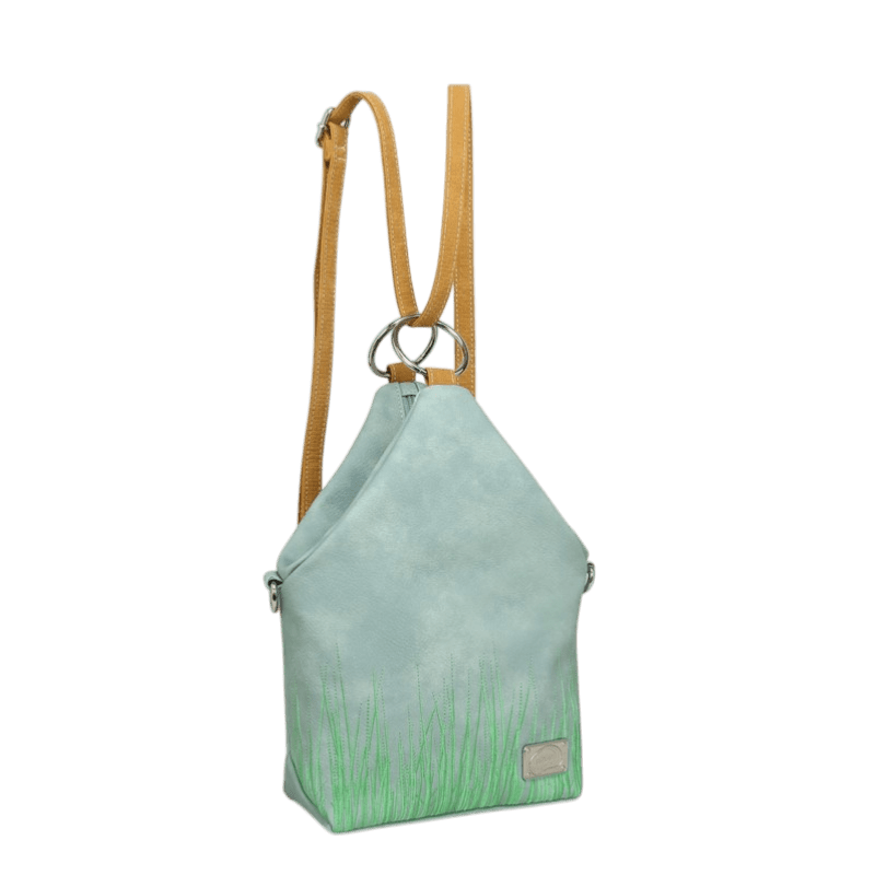 Hi-DI-HI Wildflower crosbody/backpack, l. blue