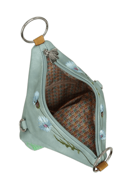 Hi-DI-HI Wildflower crosbody/backpack, l. blue