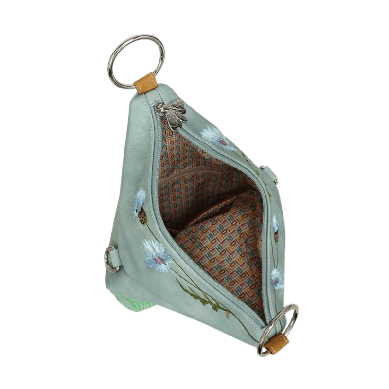 Hi-DI-HI Wildflower crosbody/backpack, l. blue