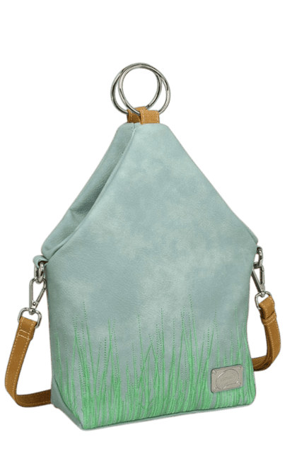 Hi-DI-HI Wildflower crosbody/backpack, l. blue