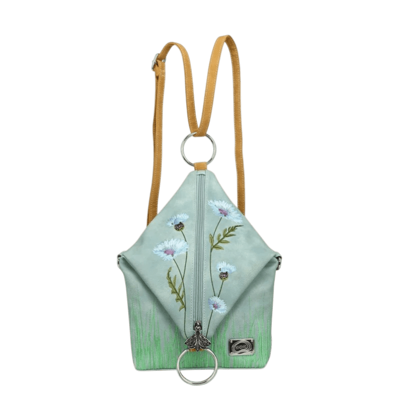 Hi-DI-HI Wildflower crosbody/backpack, l. blue