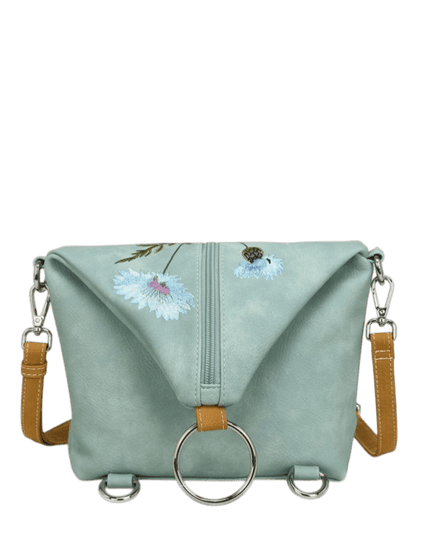 Sac bandoulière/sac à dos Hi-DI-HI Wildflower, bleu clair