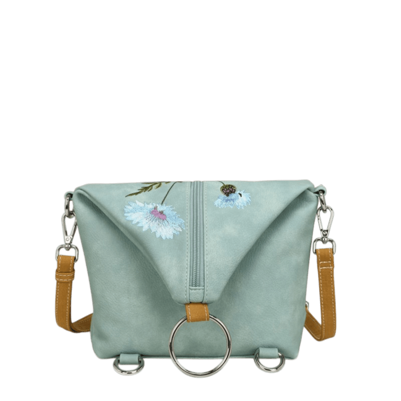 Hi-DI-HI Wildflower crosbody/backpack, l. blue