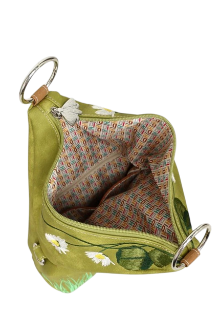 Hi-DI-HI Wildflower crosbody/backpack, l. green