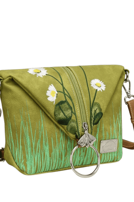 Hi-DI-HI Wildflower crosbody/backpack, l. green