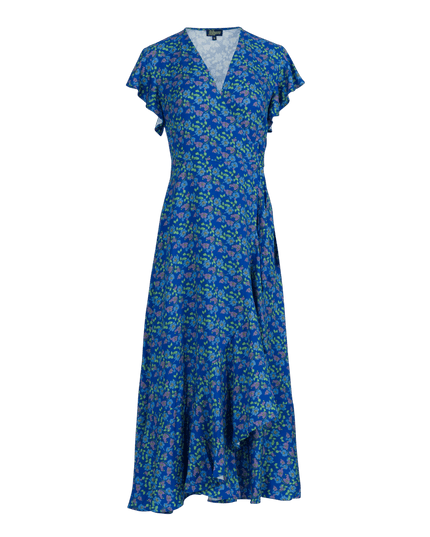 LALAMOUR Yara Wrap Dress Cherry Blossom
